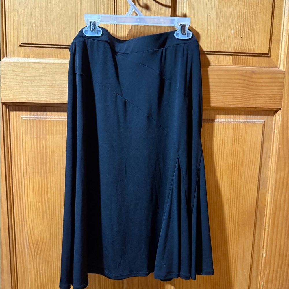 Midi Black Women's Skirt